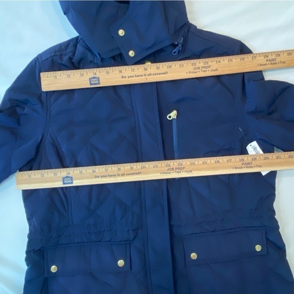 Old Navy Quilted Navy Jacket w/Hoodie Size Large - Picture 11 of 13